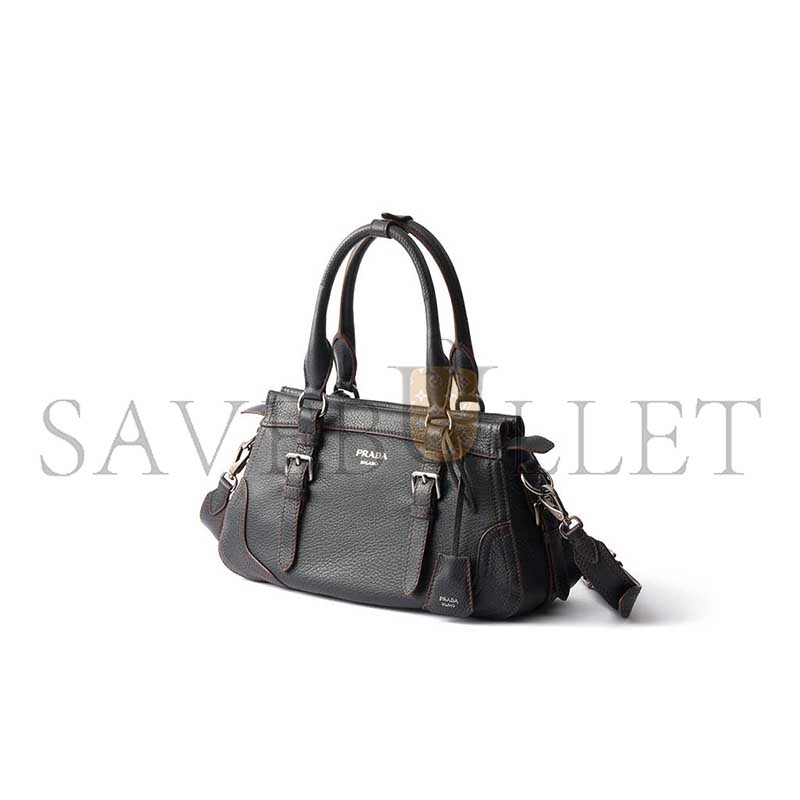 PRADA LARGE LEATHER TOTE BAG 1BG604 (35*22*11cm)